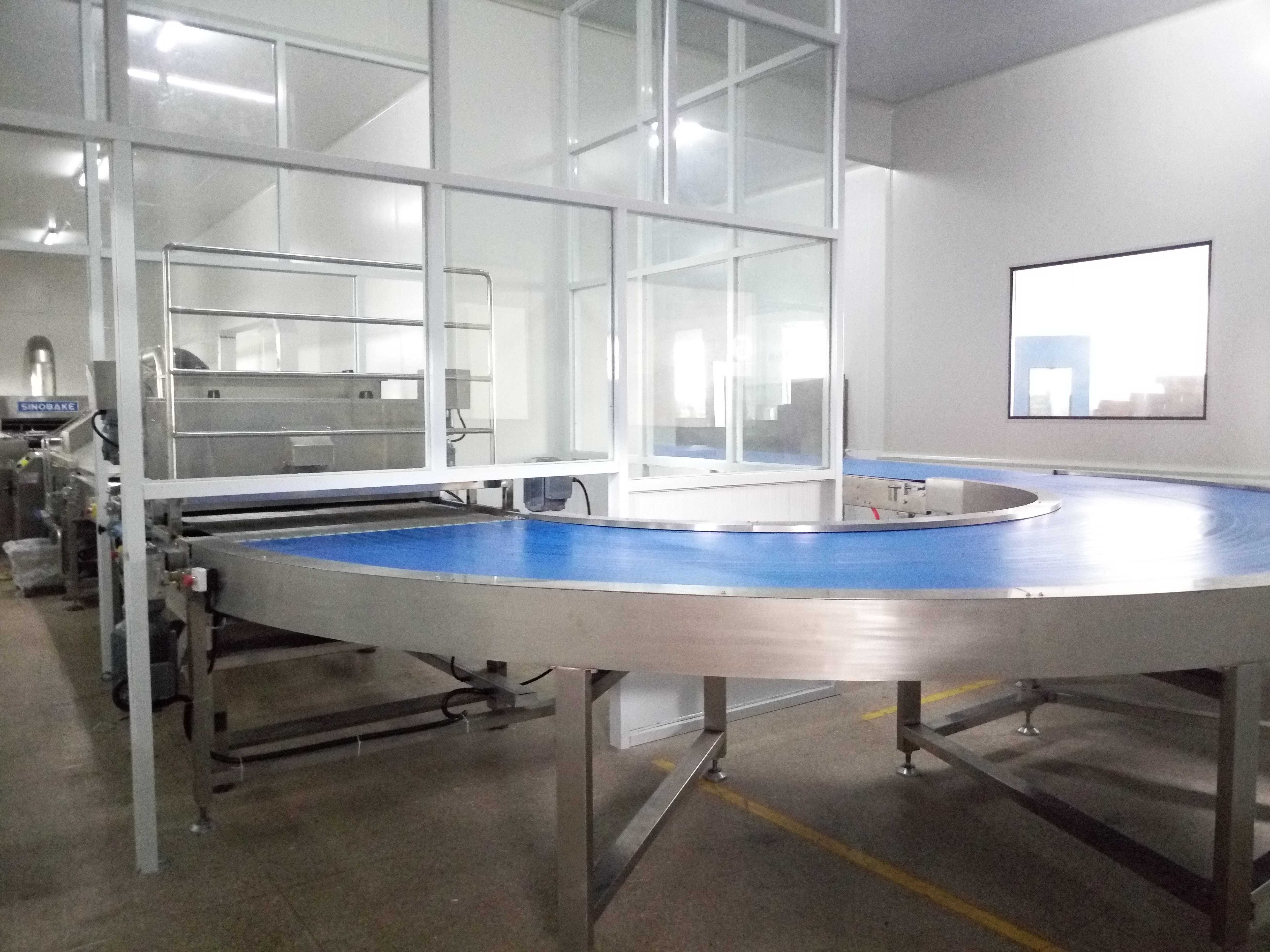 180 Degree Conveyor Hard And Soft Biscuit Production Line